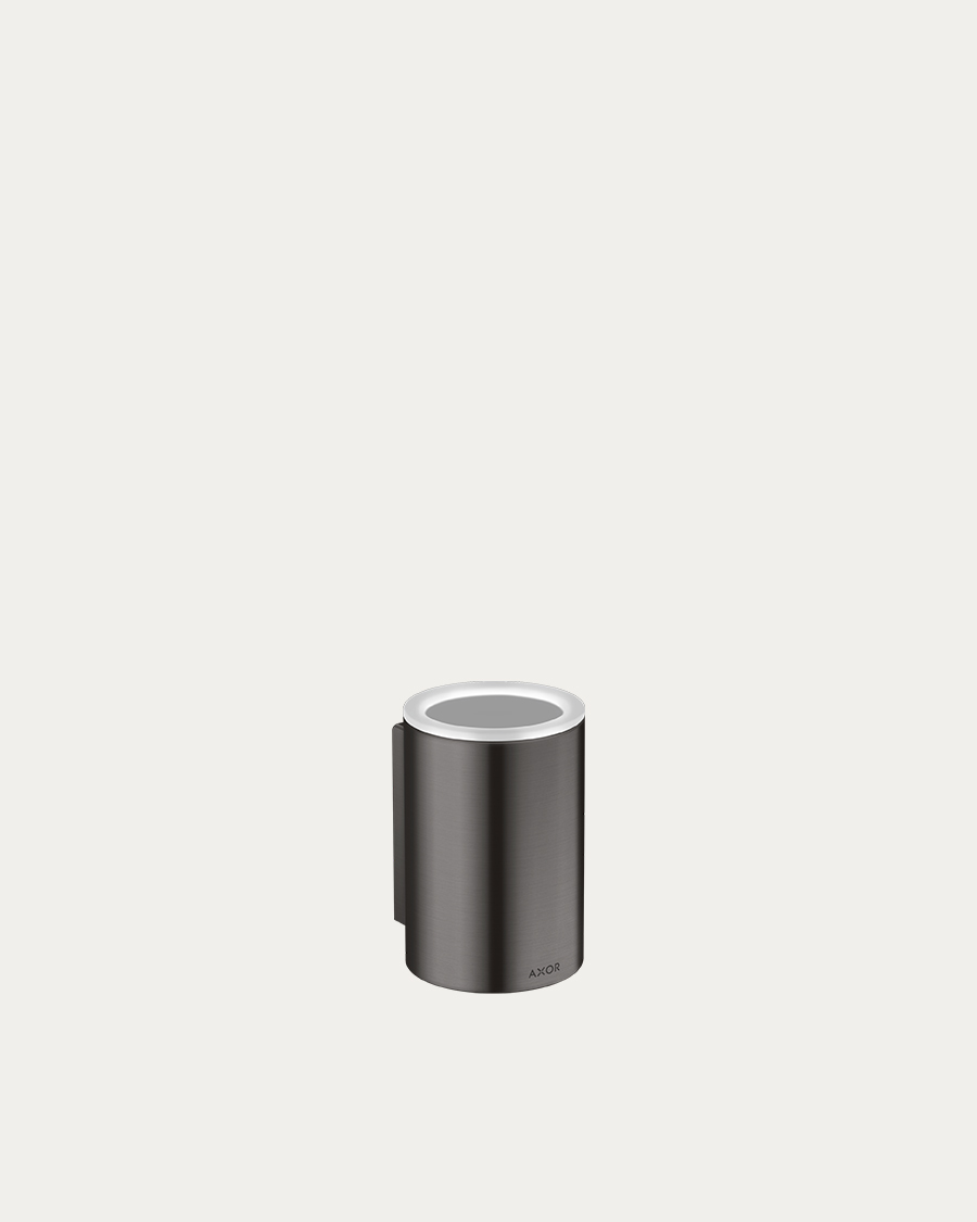 Hansgrohe Axor čaša zidna Circular, brushed black chrome
