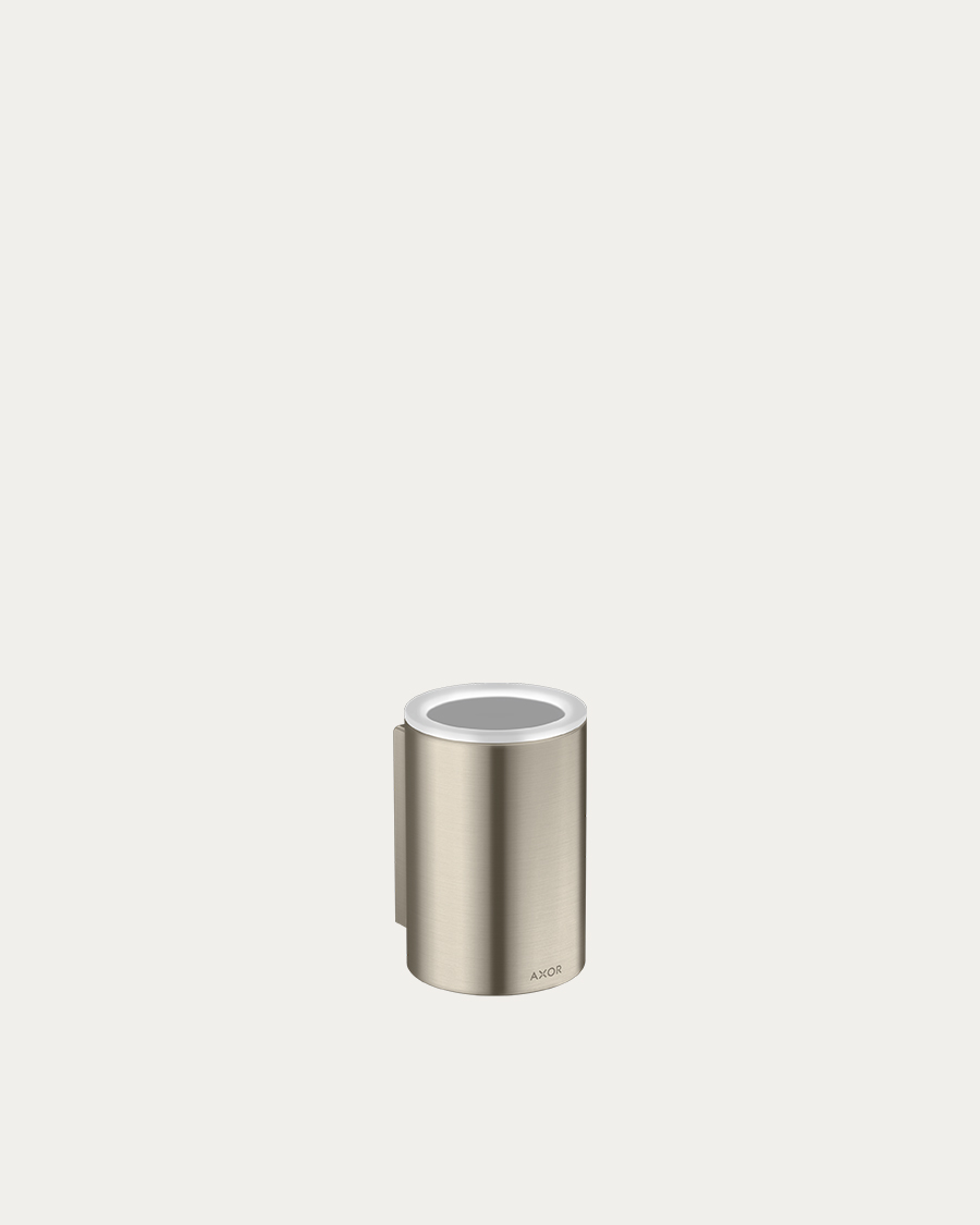 Hansgrohe Axor čaša zidna Circular, brushed nickel
