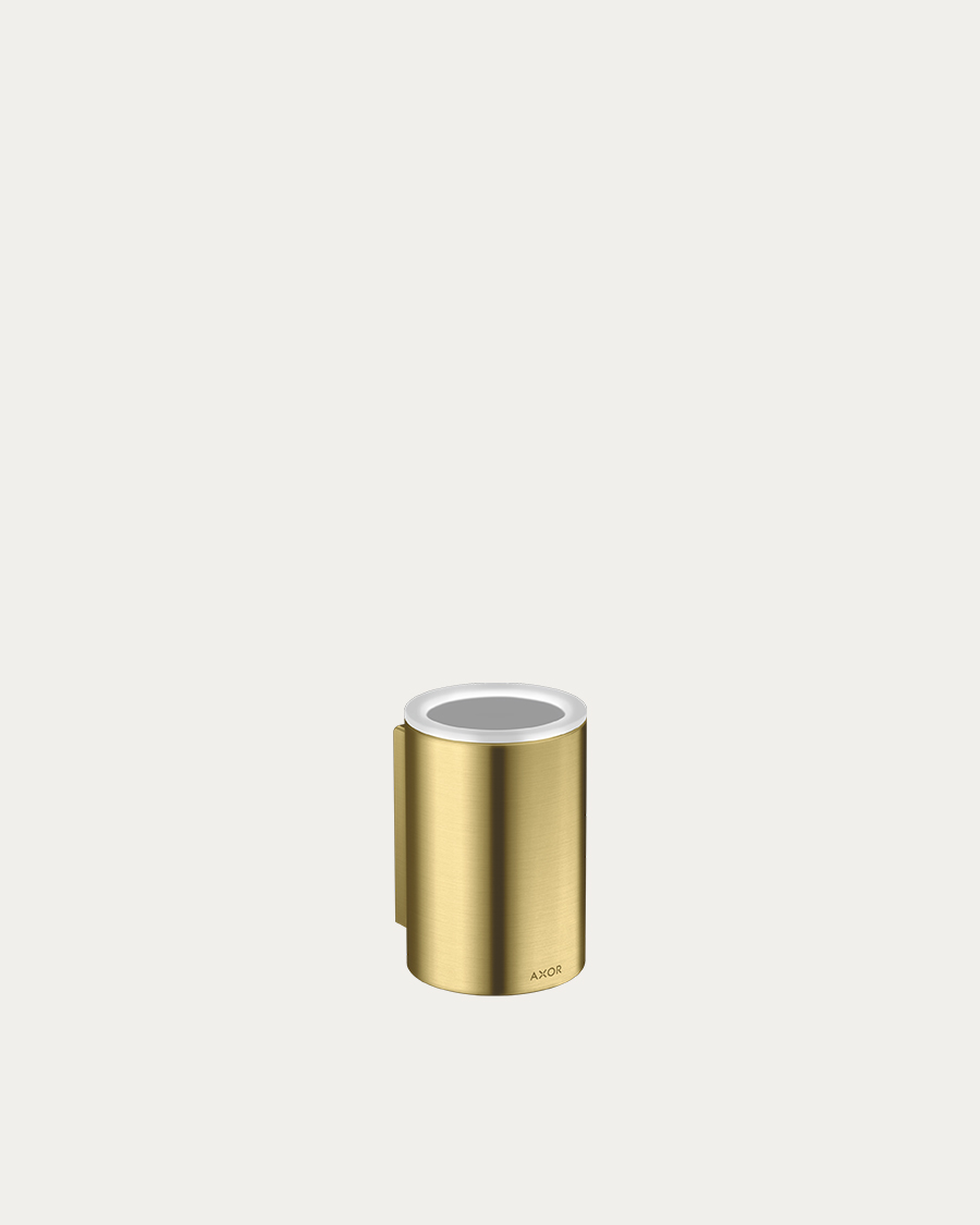 Hansgrohe Axor čaša zidna Circular, brushed brass