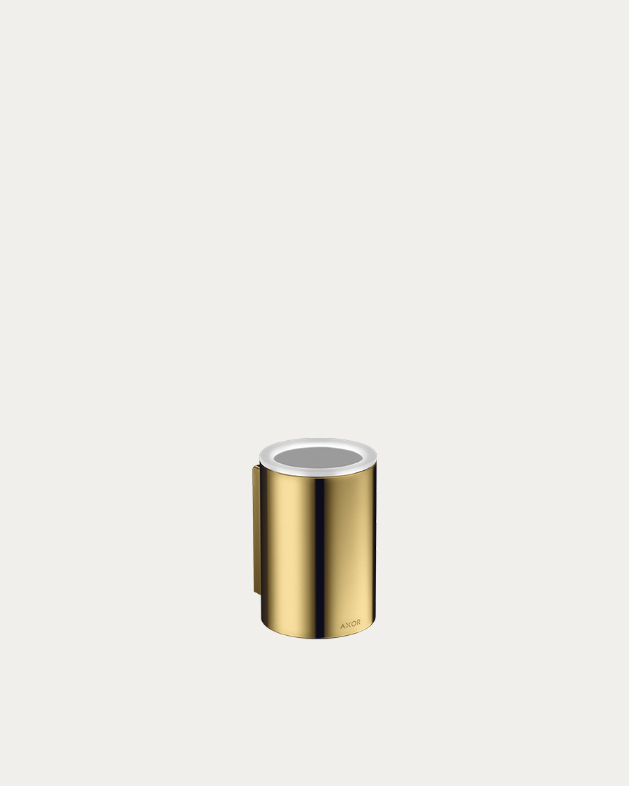 Hansgrohe Axor čaša zidna Circular, polished gold optic