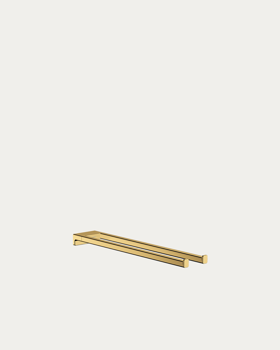 Hansgrohe držač ručnika sa dvije ručke AddStoris, polished gold optic