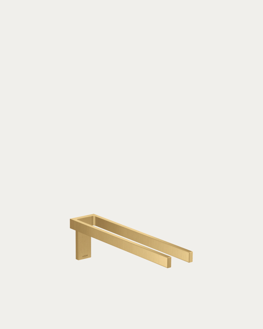 Hansgrohe Axor držač ručnika sa dvije ručke Rectangular, brushed gold optic