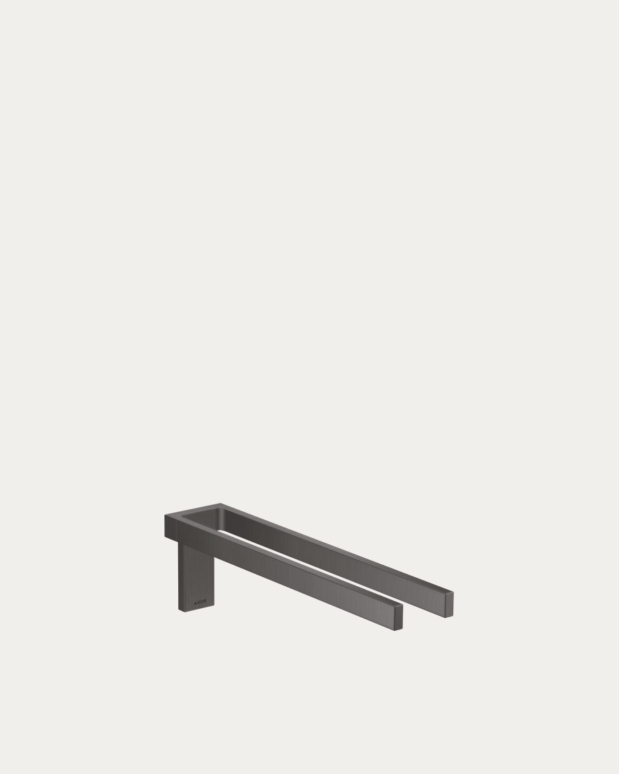 Hansgrohe Axor držač ručnika sa dvije ručke Rectangular, brushed black chrome