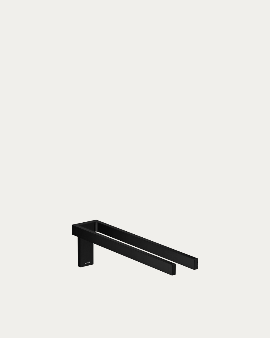 Hansgrohe Axor držač ručnika sa dvije ručke Rectangular, matt black