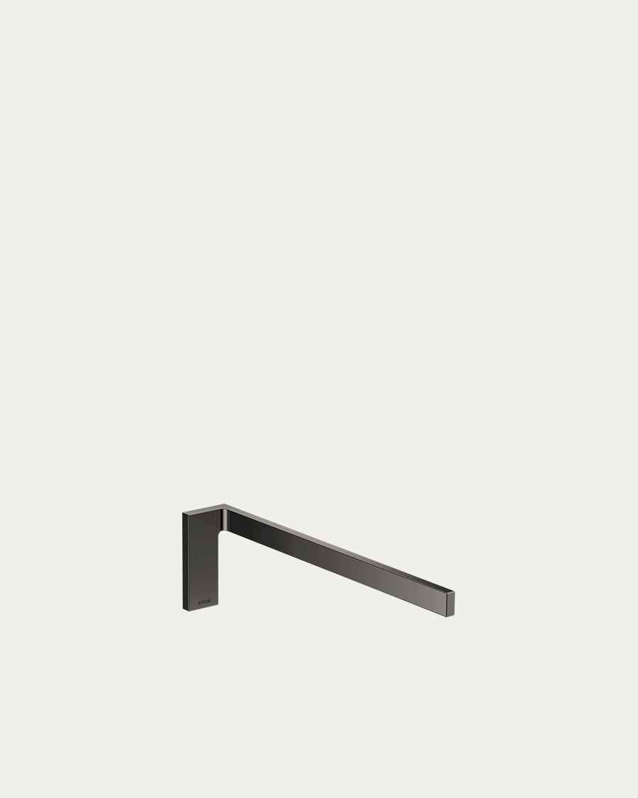 Hansgrohe Axor držač ručnika sa jednom ručkom Rectangular, polished black chrome