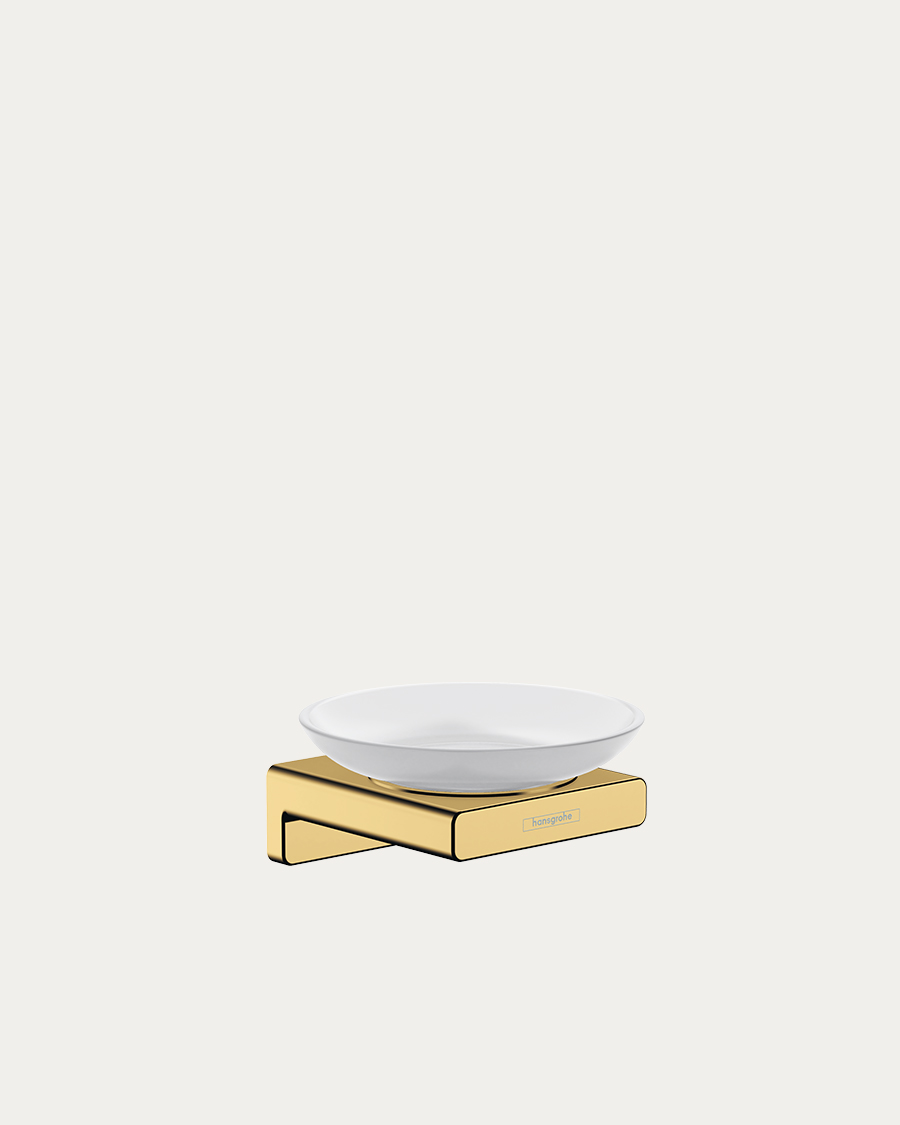 Hansgrohe držač sapuna zidni AddStoris, polished gold optic