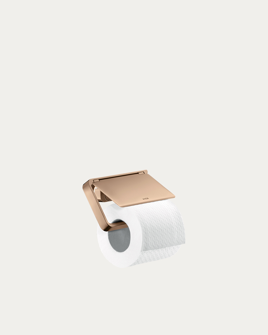 Hansgrohe Axor držač toaletnog papira sa poklopcem Softsquare, polished red gold