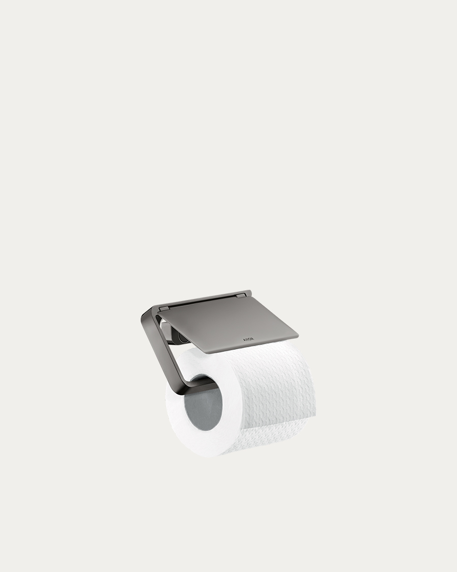 Hansgrohe Axor držač toaletnog papira sa poklopcem Softsquare, polished black chrome