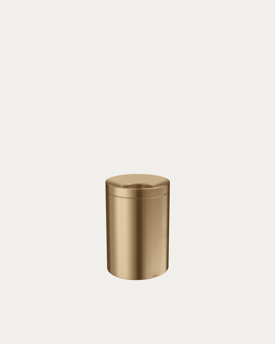 Hansgrohe Axor koš za smeće Circular, brushed bronze