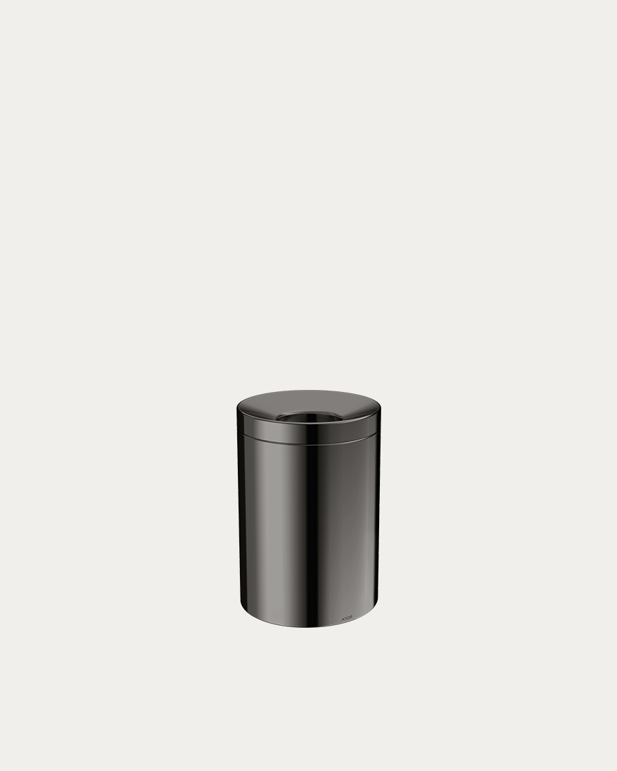 Hansgrohe Axor koš za smeće Circular, brushed black chrome