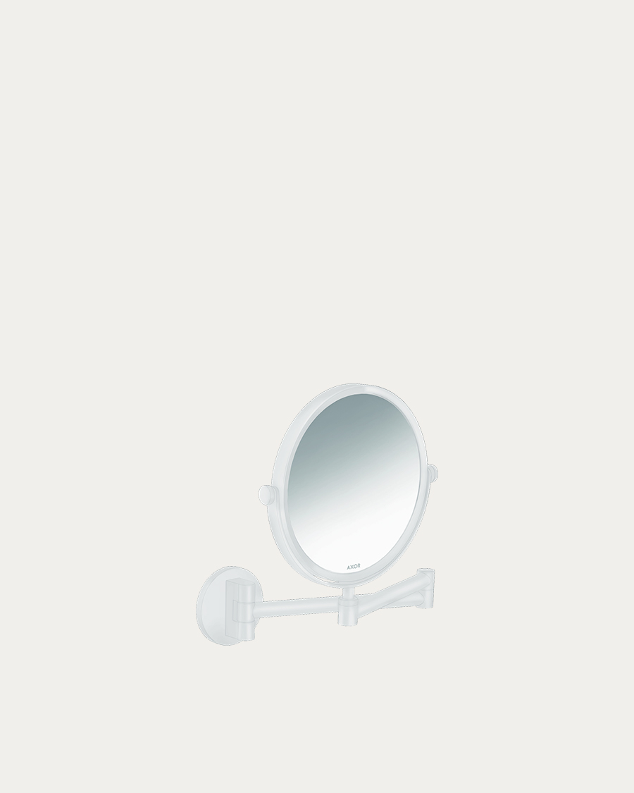 Hansgrohe Axor kozmetičko ogledalo Circular, matt white
