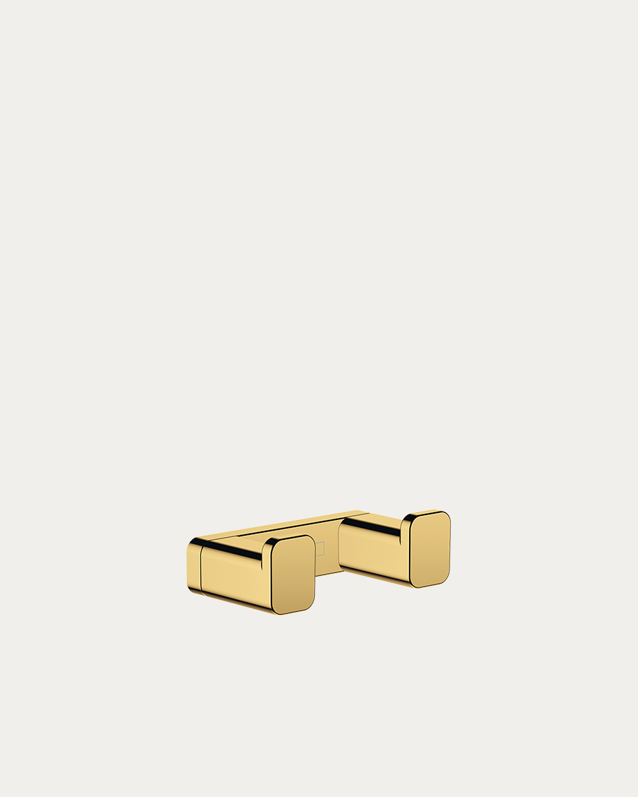 Hansgrohe vješalica 2/1 AddStoris, polished gold optic