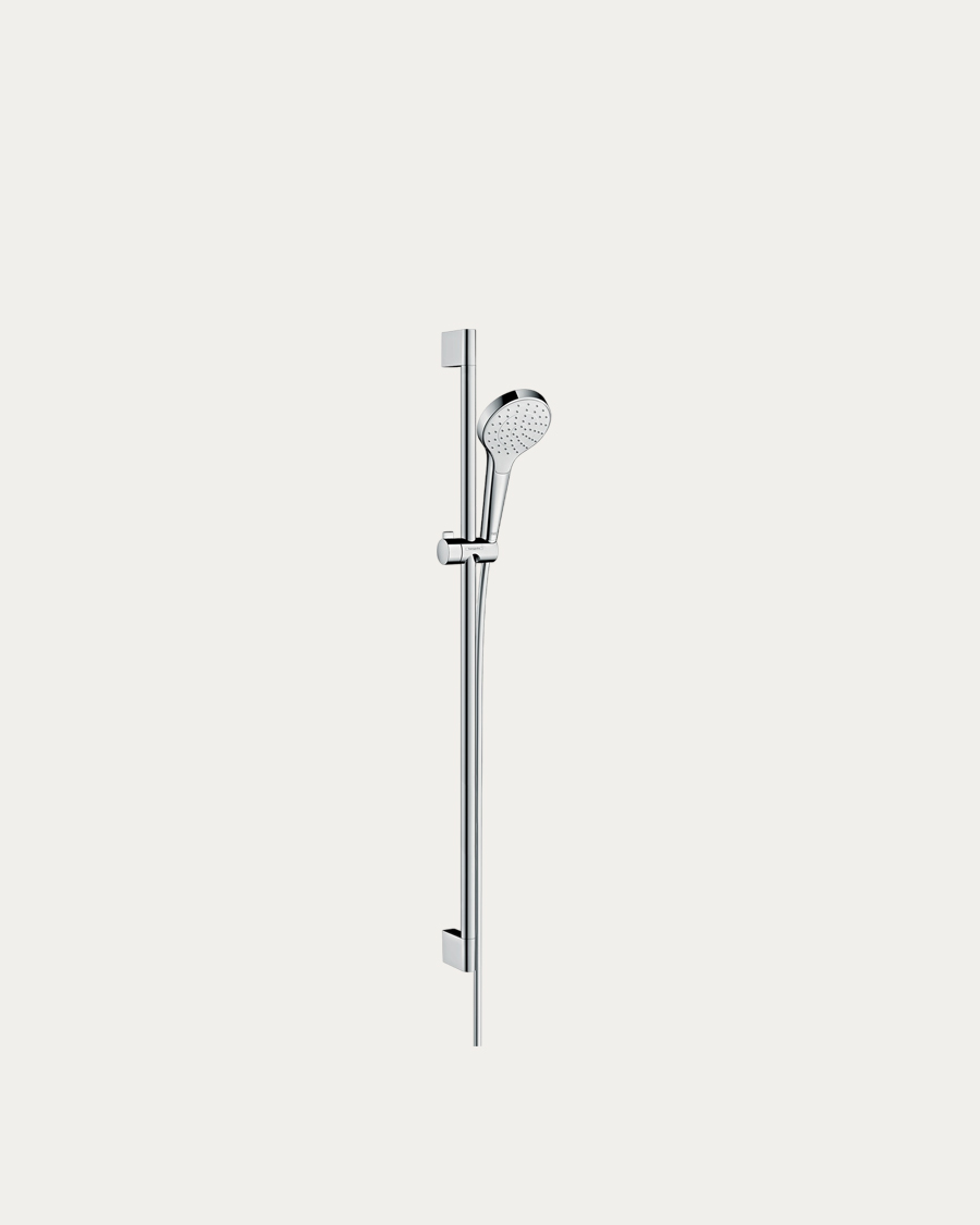 Hansgrohe klizna šipka Croma Select S, 1-jet, 90 cm, krom/bijela