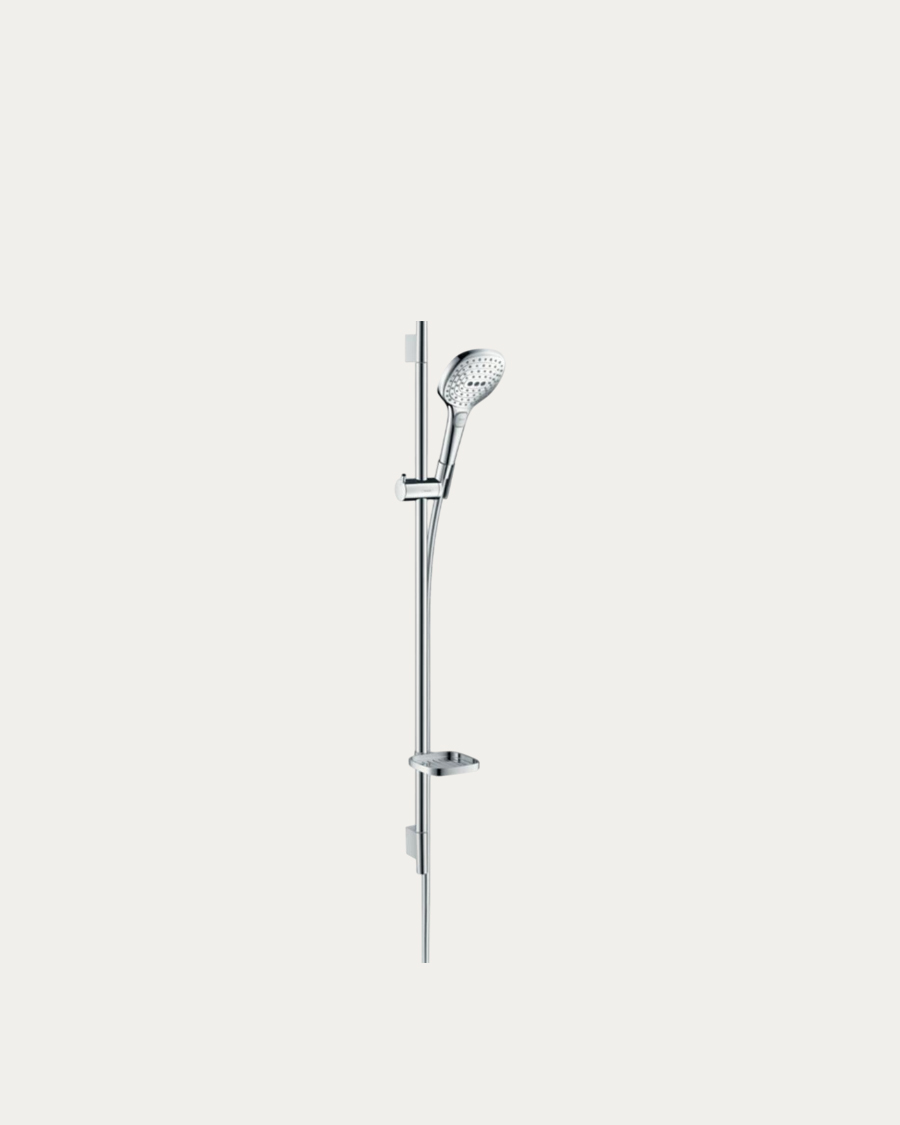 Hansgrohe klizna šipka Raindance Selecte E 120, 90 cm, krom/bijela