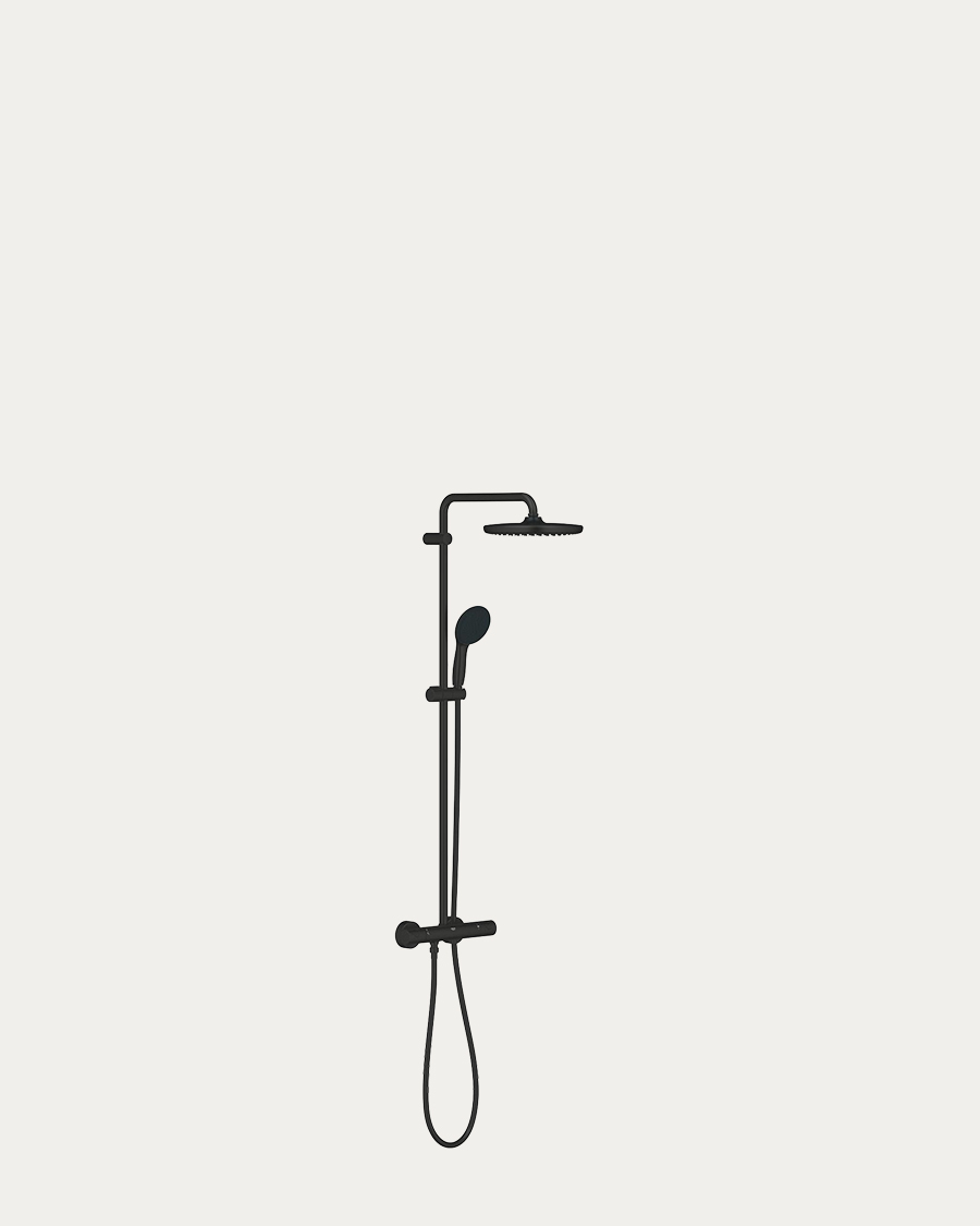 Grohe tuš sistem Tempesta 250, crni