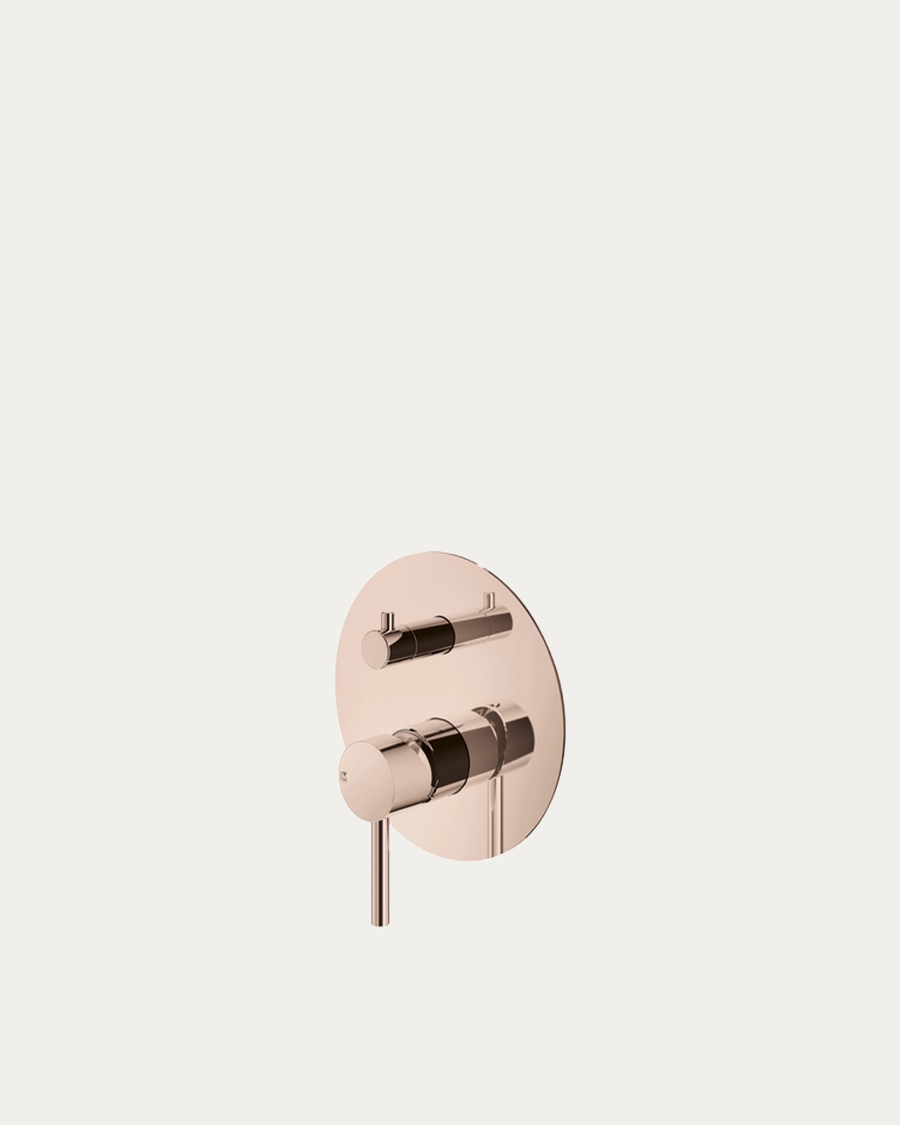 Mariner gornji dio podžbukne miješalice za kadu, rose gold