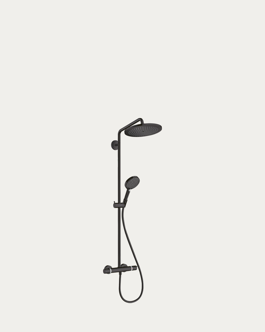 Hansgrohe Croma select S 280 tuš sistem termostatski, 3jet, matt black