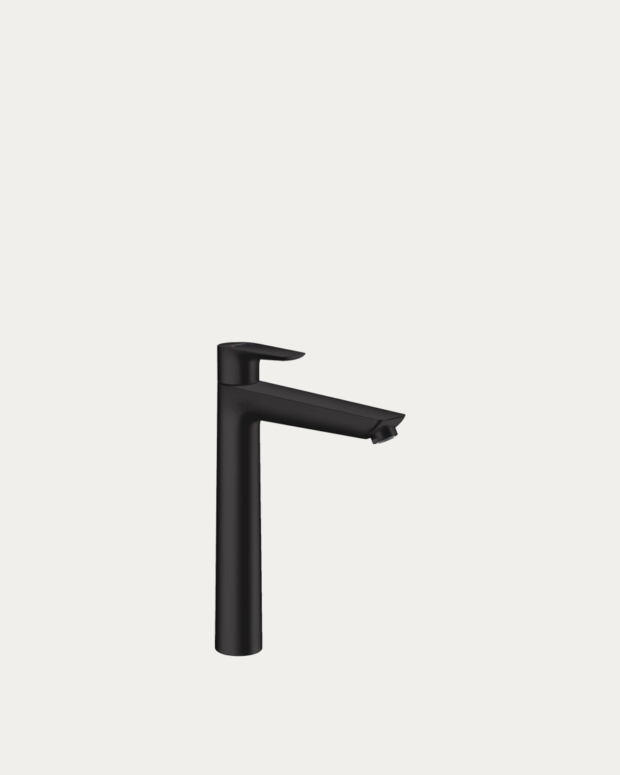 Hansgrohe Talis E 240 miješalica za umivaonik, crna, sa podizačem