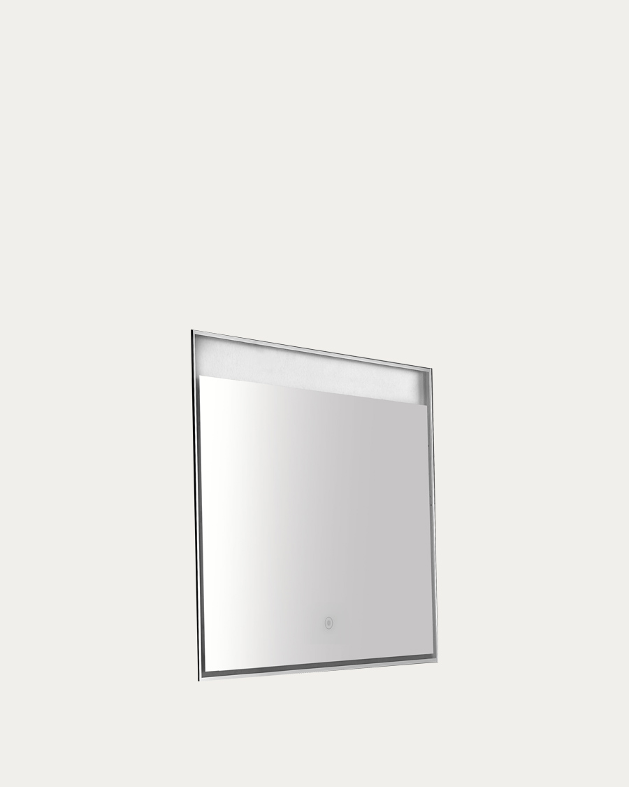 Idealaqua ogledalo Slim s LED rasvjetom, 70x60 cm
