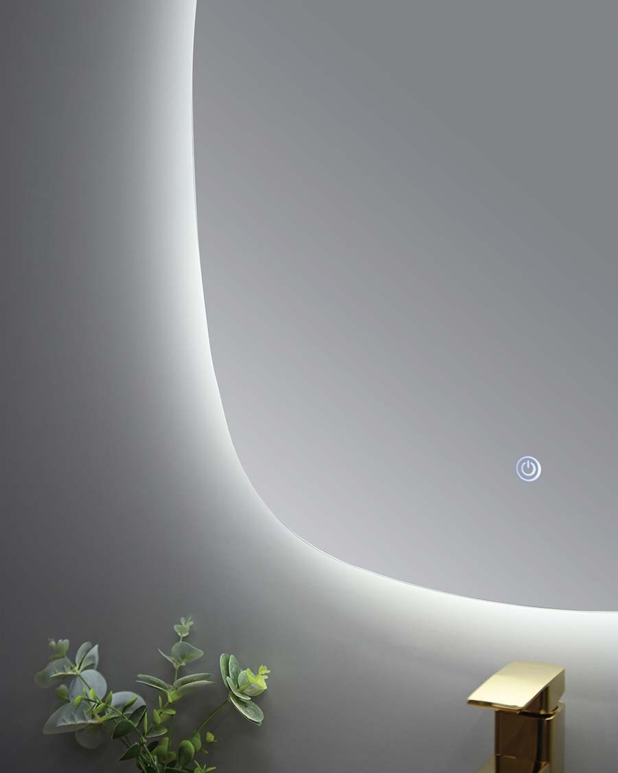 Idealaqua ogledalo s LED rasvjetom, 60x80 cm