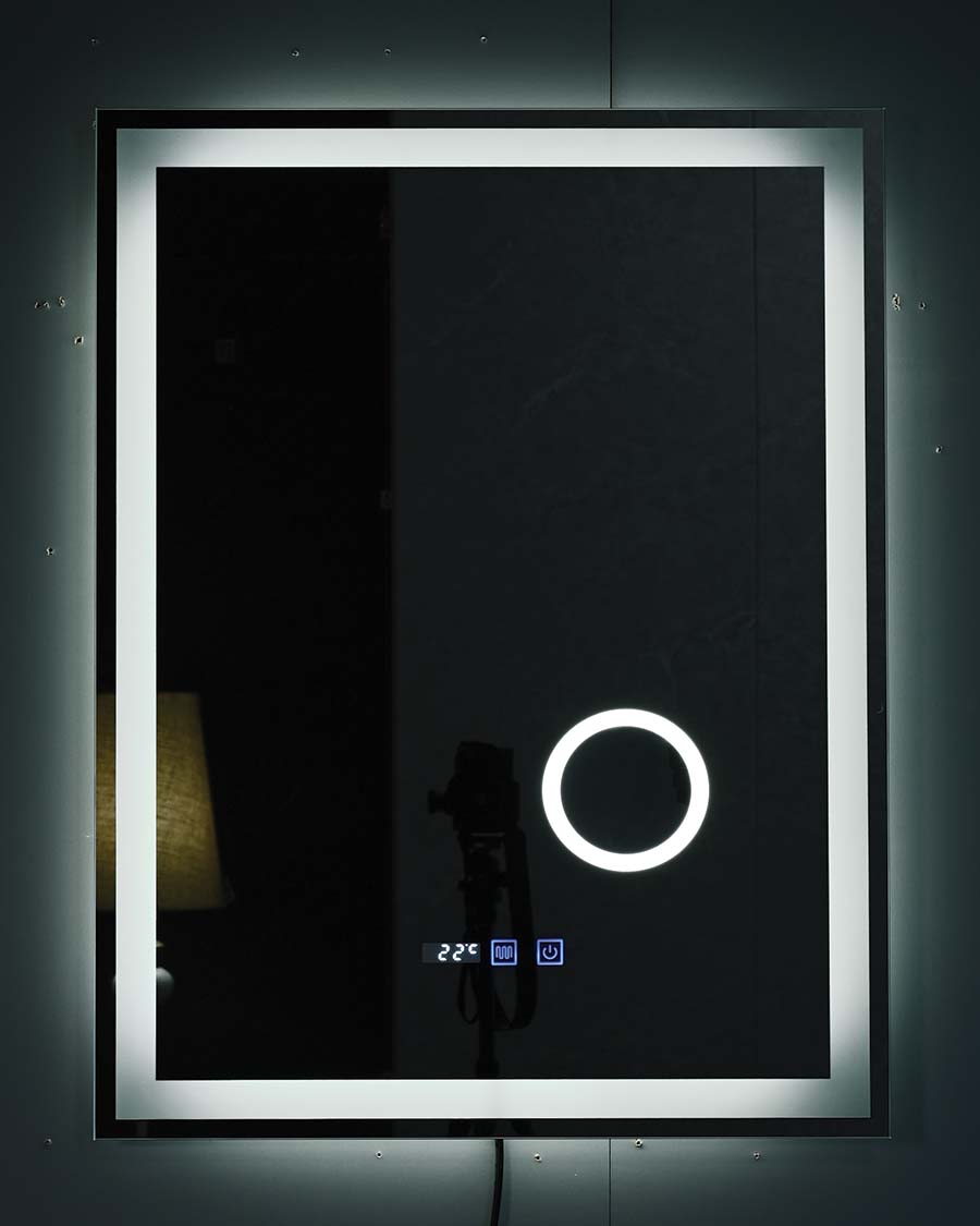 Idealaqua ogledalo s LED rasvjetom, 60x80 cm