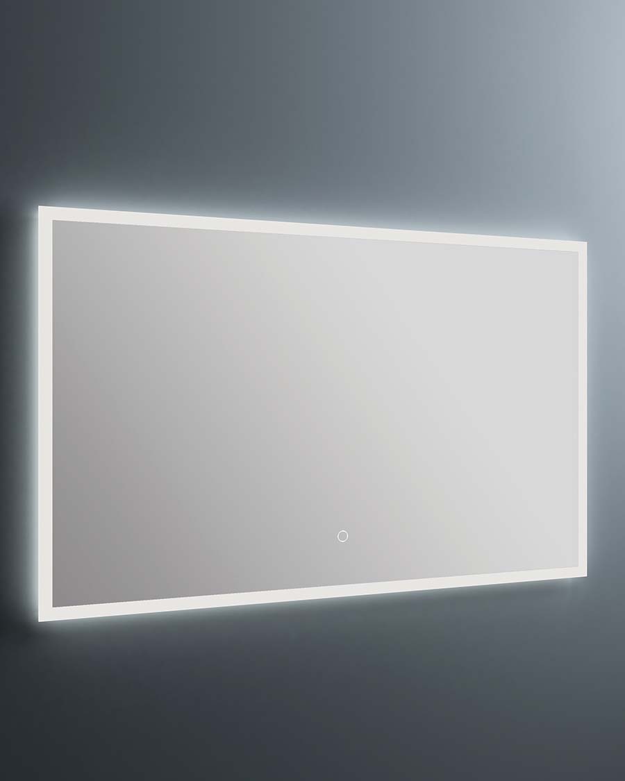 Idealaqua ogledalo s LED rasvjetom R, 80x60 cm