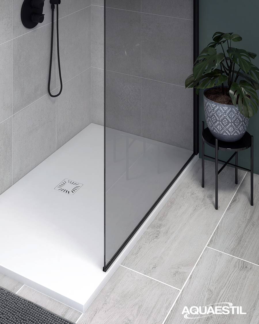 Aquaestil tuš kada Tempo Deluxe 120x90, bijela