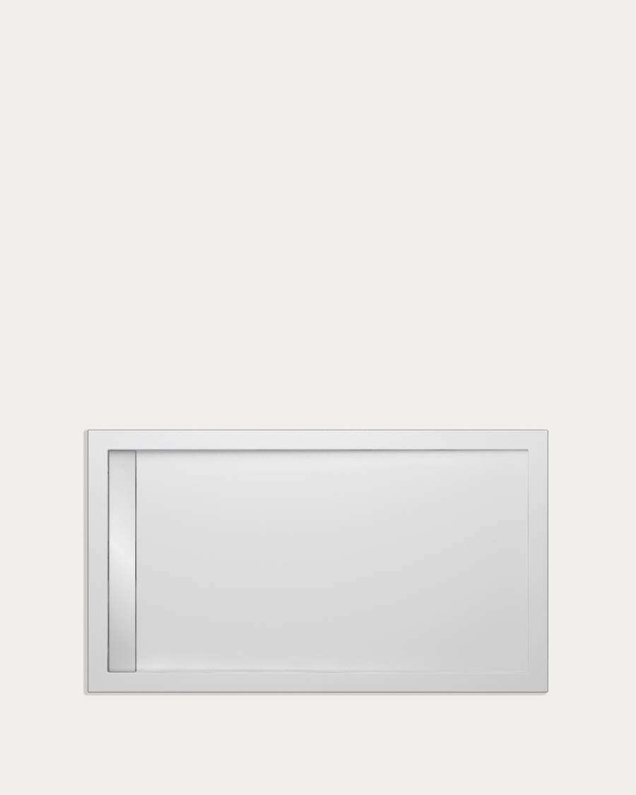 Idealaqua tuš kada pravokutna Stonelite glassies, 140X80 cm