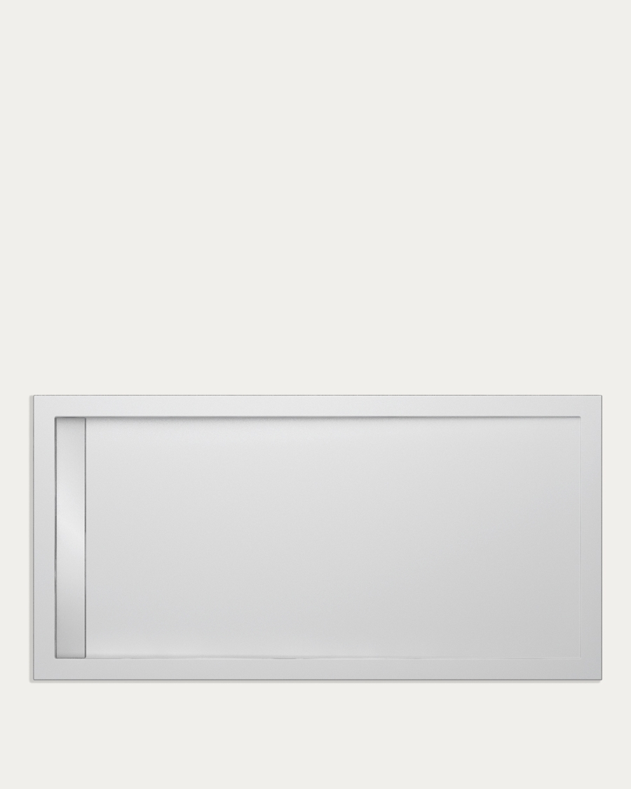 Idealaqua tuš kada pravokutna Stonelite glassies, 160X80 cm