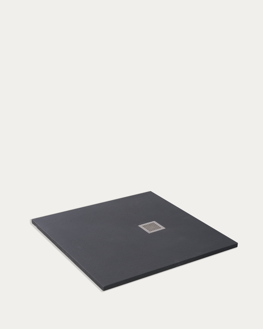 Idealaqua tuš kada kvadratna Slatestone grey, 90X90 cm