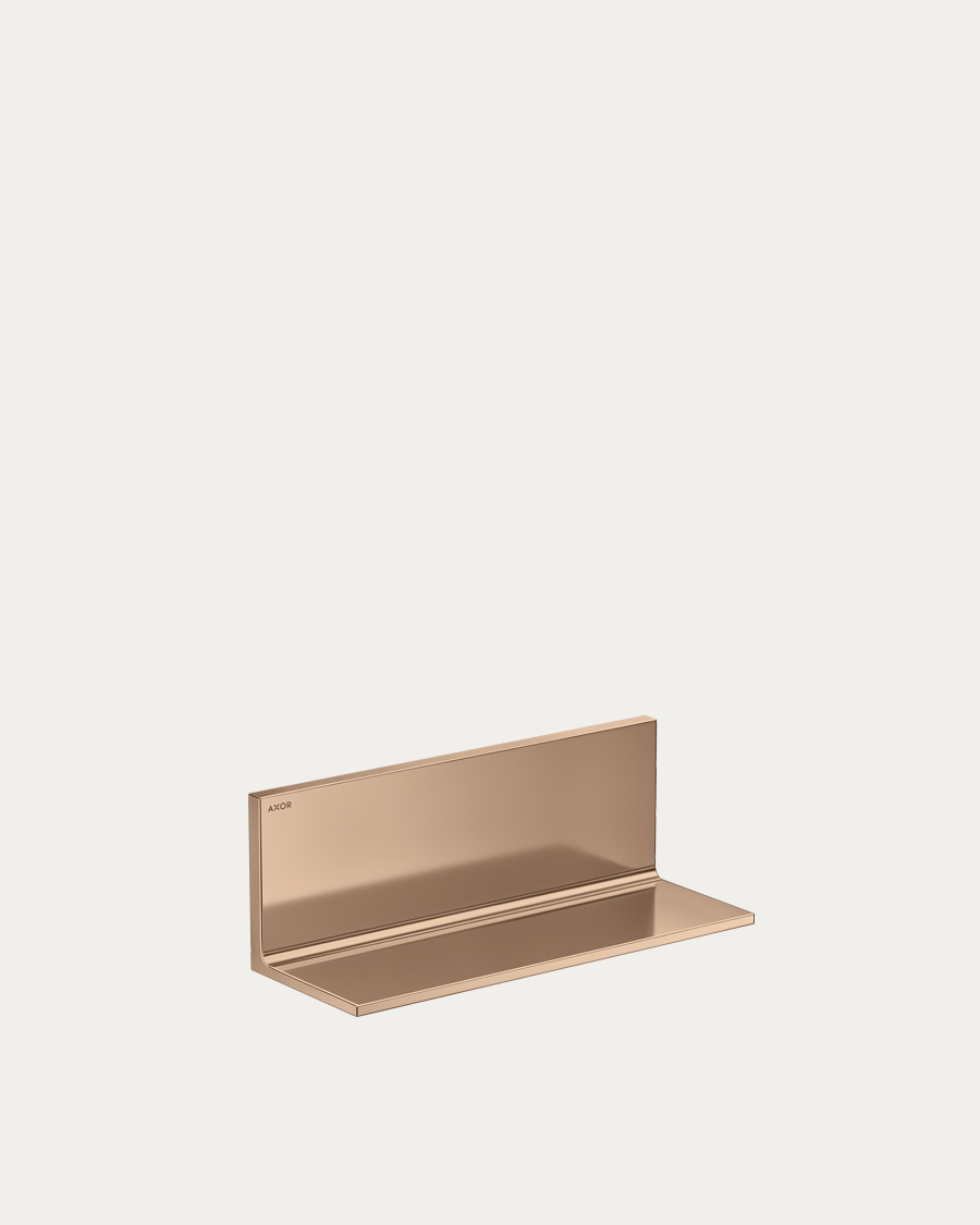 Hansgrohe Axor polica Rectangular 300, polished red gold