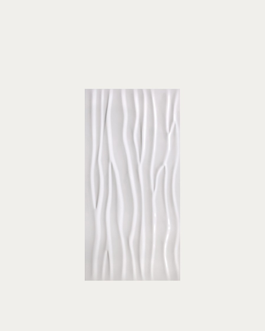 Cifre Glaciar Brillo Relieve Wave PB 30x90 cm
