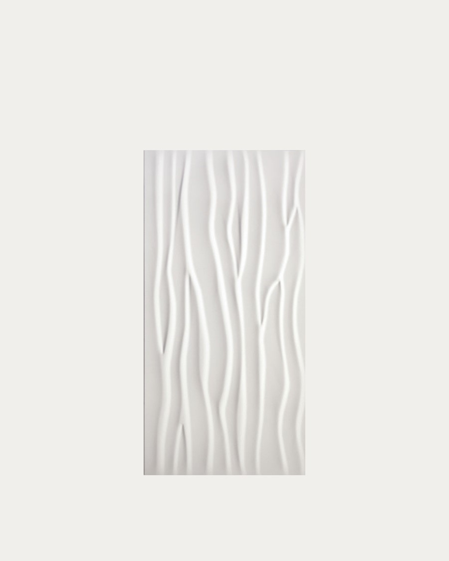Cifre Glaciar Mat Relieve Wave PB 30x90 cm