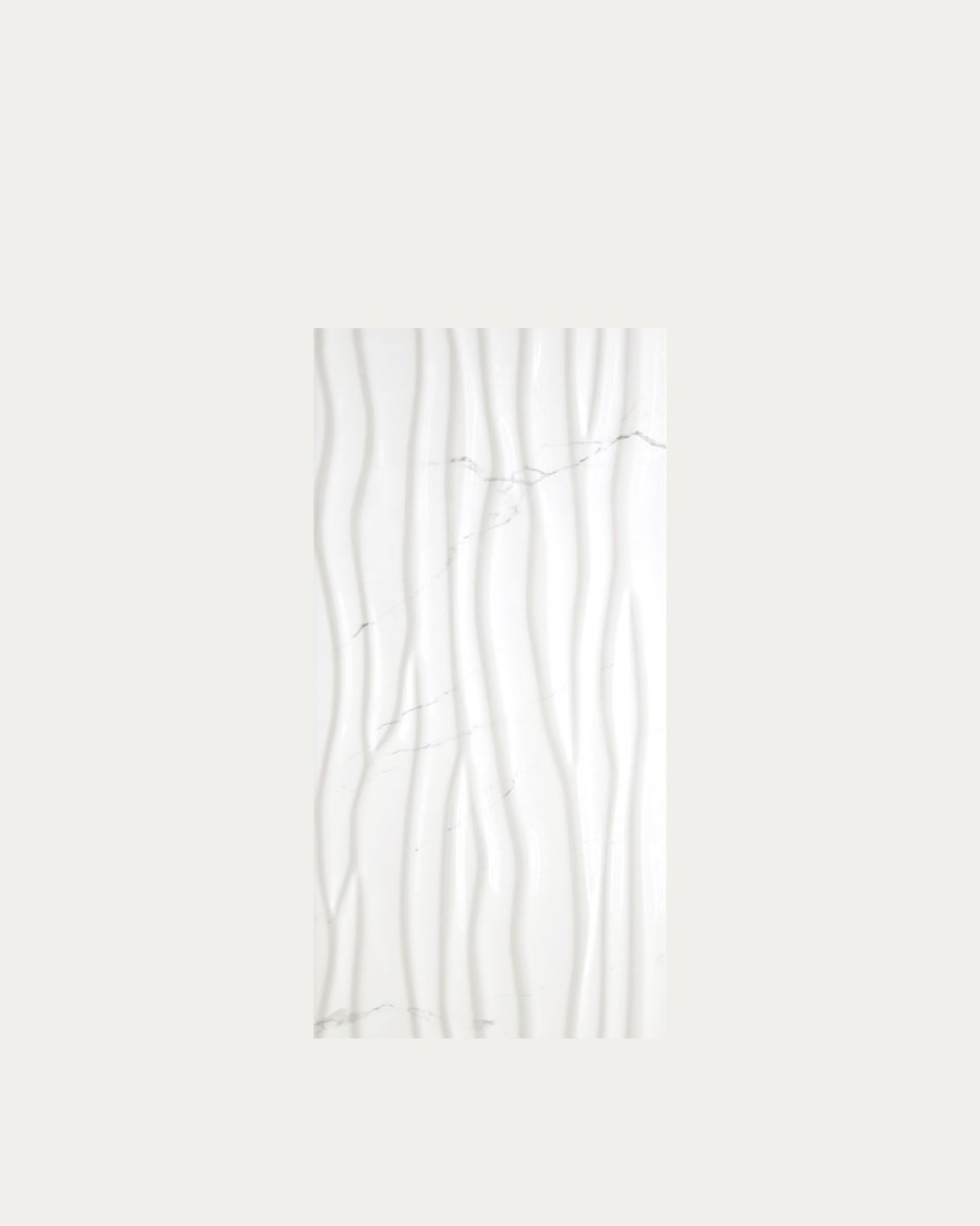 Cifre Statuario Wave Brillo PB 30x90 cm