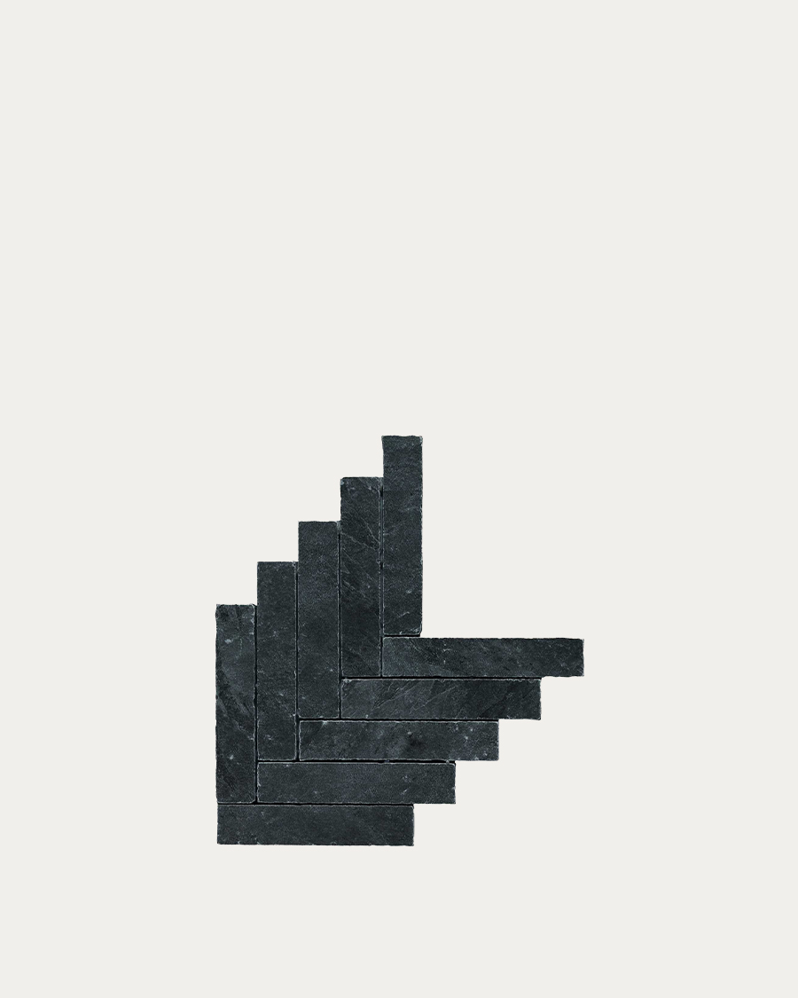 Marazzi Mystone Ardesia Antracite Mosaico 44,9x61,6 cm