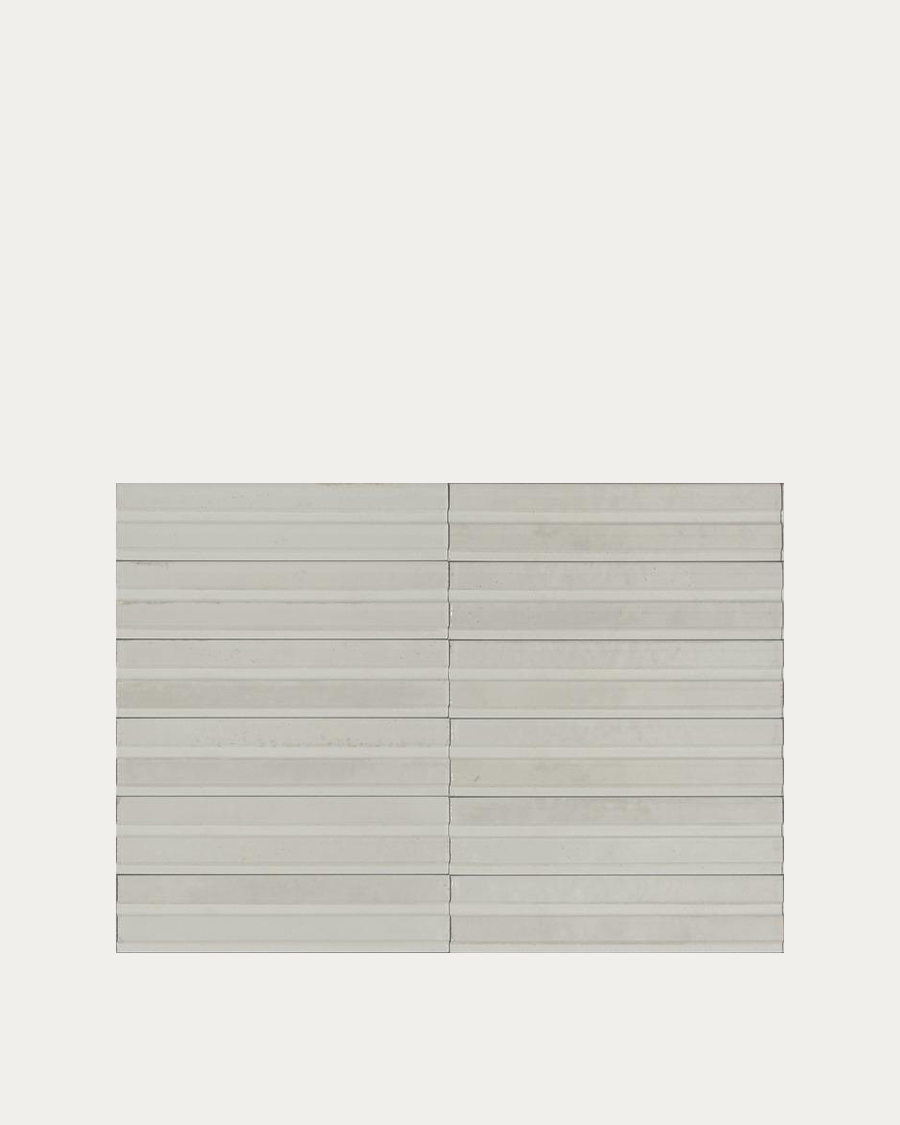 Marazzi Lume White Struttura 3D Rake Lux 6x24 cm