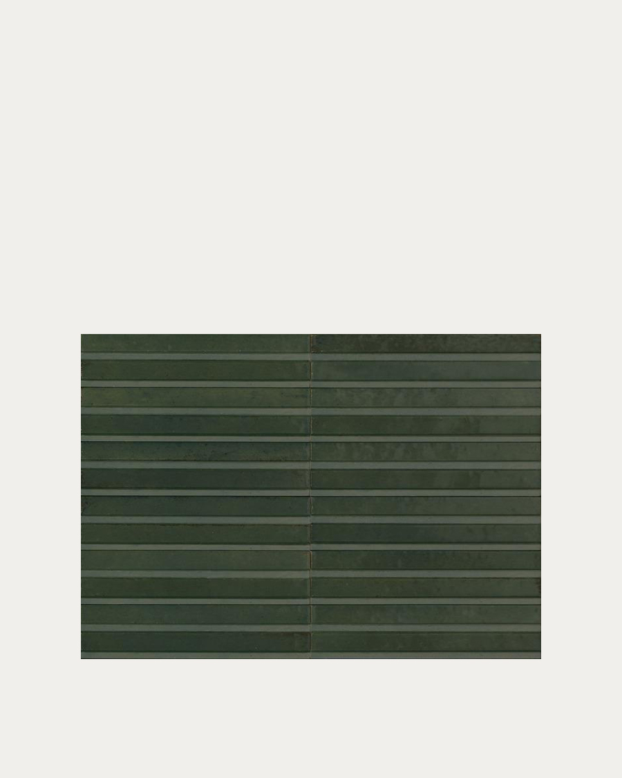 Marazzi Lume Green Struttura 3D Rake Lux 6x24 cm