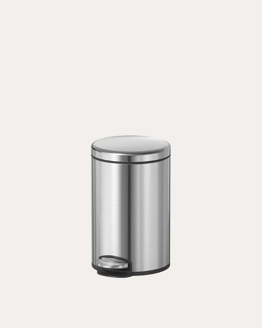 Idealaqua koš za smeće 8L, mat inox