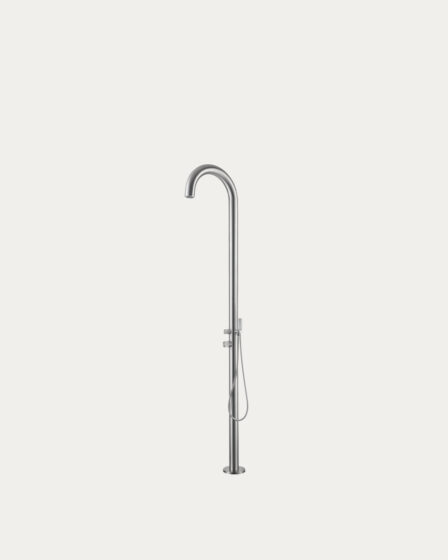 Idealaqua vanjski tuš FI76 s crijevom i slušalicom, inox