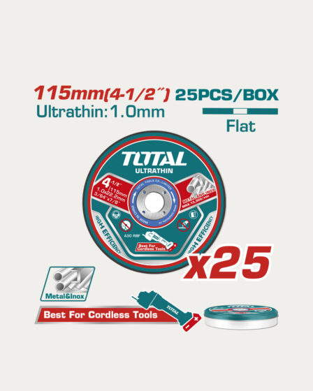 Total pribor ploča rezna 115×1,0x22 mm set/ 25 komada