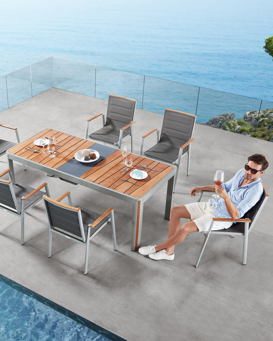 Idealaqua Geneva vrtni stol 200x90 cm
