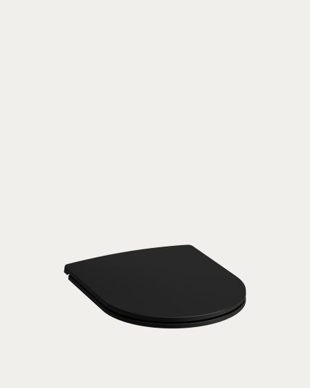 Idealaqua Black Slim toaletna daska, mat crna