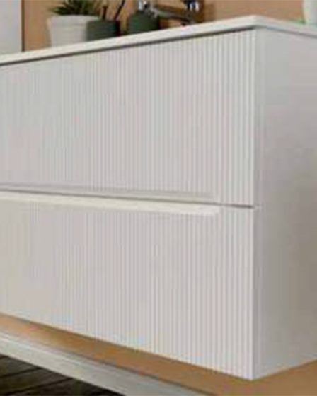 Idealaqua Idea Zeus kupaonski set sa ogledalom i rasvjetom 61 cm, bijeli – slika 1