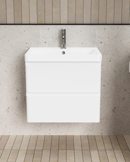 Idealaqua R GF 60 cm ormarić s umivaonikom, bijeli
