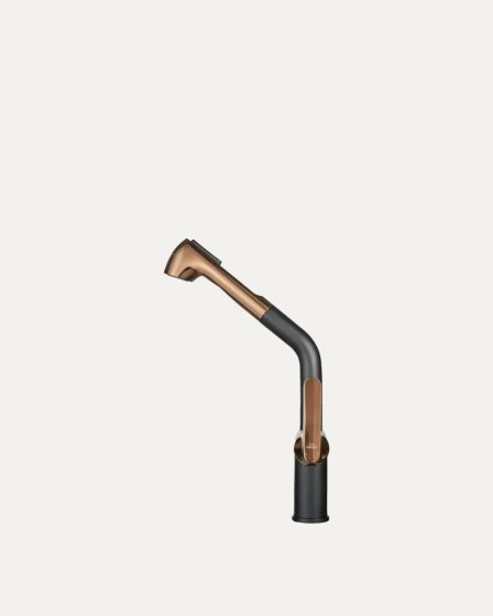 Idealaqua Higold 4.0 miješalica za sudoper sa tušem, black/rose gold