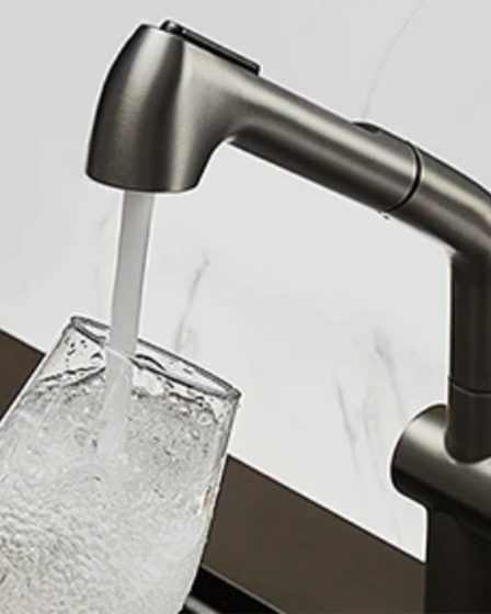 Idealaqua Higold 4.0 miješalica za sudoper sa tušem, brušeni inox – slika 2