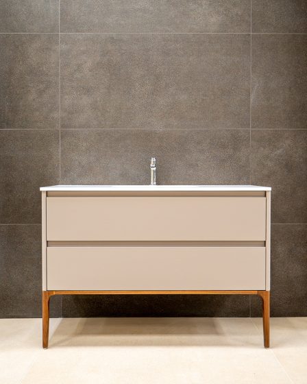 Idealaqua R Letto 120 cm ormarić s umivaonikom, sivi