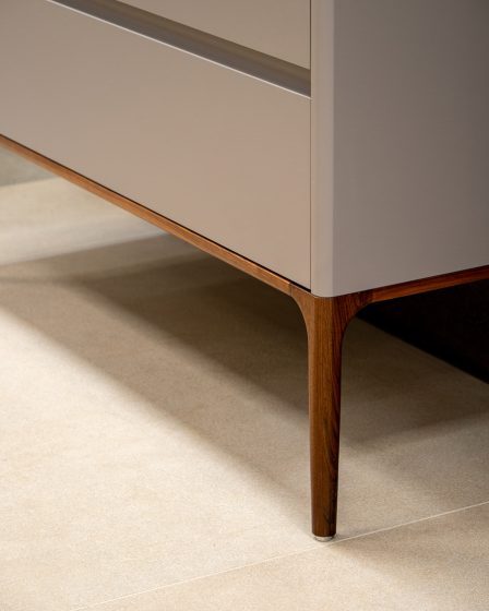 Idealaqua R Letto 120 cm ormarić s umivaonikom, sivi – slika 2