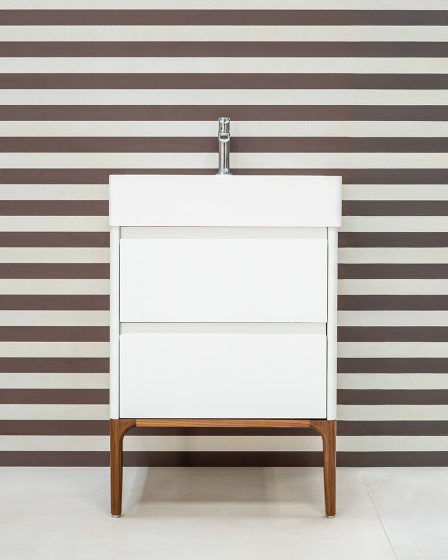 Idealaqua R Letto 80 cm ormarić s umivaonikom, bijeli