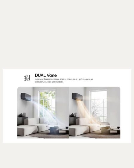 LG ARTCOOL AI Air Mirror klima uređaj 3,5 kW – unutarnja jedinica – slika 3